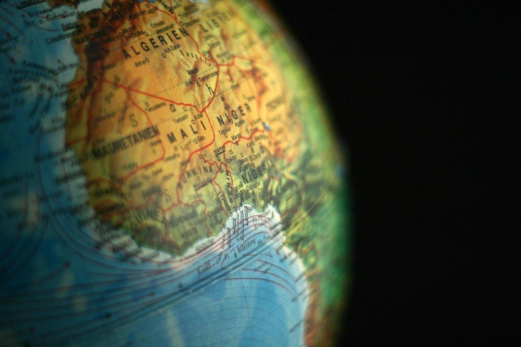 Map of Africa with safety indicators